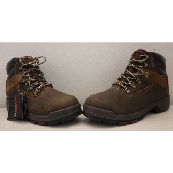 Wolverine W10315 Men's Sz 10M Dark Brown Cabor Waterproof 6" Work Boots - Picture 16 of 16